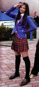 清水 富美加さん 城島ユウキ 仮面ライダーフォーゼ men wearing skirts style school girl