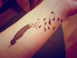 Birds Flying Away Tattoo Designs Fly Away Wrist Tattoo Feather Birds Bird Tattoo Wrist Birds Tattoo Tattoos