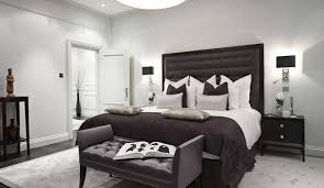 Lightweight cotton curtains with a. 35 Timeless Black And White Bedrooms That Know How To Stand Out