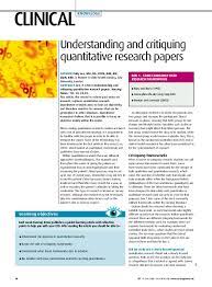 Pdf Lee Article Understanding And Critiquing Quantitative Research Papers 2 1 Angela Dorfman Academia Edu