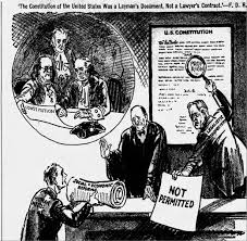 PrawfsBlawg: Political Cartoon on FDR's Constitution Day Address