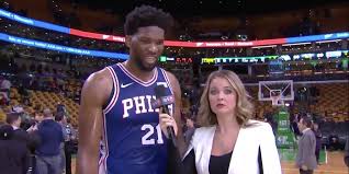 Joel hans embiid was born in yaounde, cameroon, to christine and thomas embiid. Joel Embiid No Longer Interested In Rihanna Now That He Is An All Star