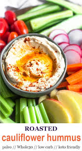 Paleo Cauliflower Hummus Whole30 Recipe Whole Food Recipes Paleo Recipes Whole Food Diet