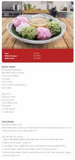 Putu Mayang Recipe Makanan Resep Makanan Kue Kering