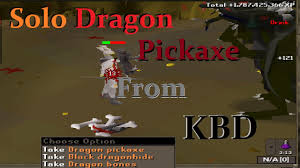 King Black Dragon Solo Dragon Pickaxe Drop 07 Runescape Youtube