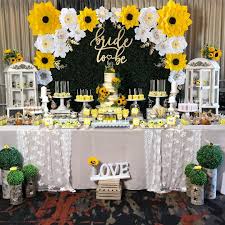 Shop a huge selection of party supplies in a variety of themes for any occasion. Bridal Shower For A Beautiful Bride To Be At Bellaj Banquet Hall Backdrop By Me Cake Bridal Shower Decorations Rustic Bridal Shower Theme Bridal Shower Tables