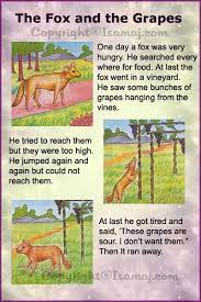 I have to eat some!. Children S Stories With Morals Moral Stories The Fox And The Grapes Kids Moral Stories Pint English Stories For Kids English Short Stories Moral Stories
