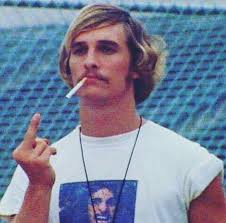 Out of all the character's matthew mcconaughey has played over the years, few are as beloved as david wooderson, his smooth operator from richard linklater's 1993 stoner classic, dazed and confused. Wooderson Dazed And Confused 1993 Dazed And Confused Movie Matthew Mcconaughey Matthew Mcconaughey Shirtless
