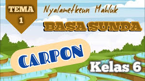 Bisa dibilang bahwa tema adalah gagasan pokok dari keseluruhan isi cerita dalam drama. Bahasa Sunda Kelas 6 Pembelajaran 1 Carpon Sunda Smp Kelas Viii Youtube