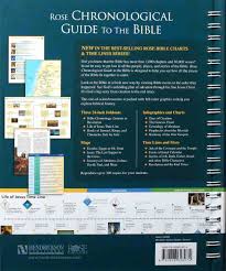 Rose Chronological Guide To The Bible Rose Bible Charts Time Lines Series