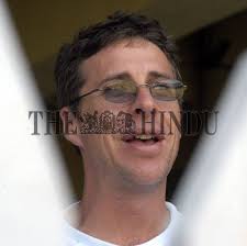 England's bowling coach Troy Cooley at the MAC stadium in Chennai. ...