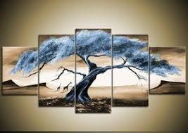 Large Acrylic Painting Tree Of Life Painting Abstract Painting 5 Pi Silvia Home Craft