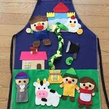 エプロン ジャックと豆の木 豆の木 ペープサート ジャックと豆の木