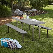 Maybe you would like to learn more about one of these? Amazon Com Lifetime 22119 Folding Picnic Table 6 Feet Putty Picnic Tables Patio Lawn Garden