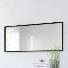 Nissedal Spiegel Schwarz Ikea Osterreich In 2020 Large Mirror Decor Horizontal Mirrors Mirror Dining Room