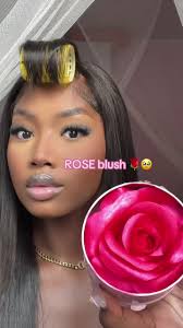 This is the prettiest blush I’ve ever used 🥲😍🌹 from @Eloise Beauty Ltd  #makeuphacks #blackgirlmakeup #beauty #blush #makeup #valentinesday