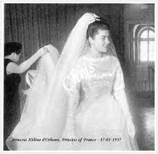 The Wedding Dress Princess Helene D Orleans Robes De Mariage Princier Mariage Royal Robe De Mariee