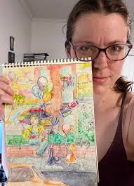 Happiness for Sale” Original watercolor