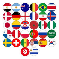 Flagge von südafrika malvorlagen zum ausdrucken. Button Flagge Wm 2018 Teilnehmer O 50 Mm Flaggen Wm 2018 Teilnehmer