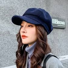 Womens Flat Cap Big Head