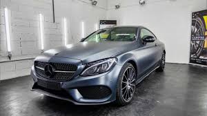 Mercedes Classe C Coupe Amg Covering Satin Grey Wrapping Cerival Detailing Troyes Youtube