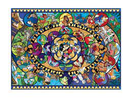 Tenyo nightmare before christmas stained glass gyutto size series jigsaw puzzle (456 piece). Disney Classics Ii 1500 Piece Puzzle