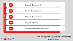 Top Things To Consider For Mobile App Testing Checklist In 2020 Mobile Application Testing Strategies Browser Support