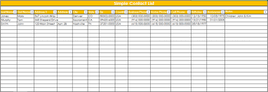 Template for customer payment tracking to download for free, convenient excel file, easy to use and functional. 32 Free Customer Contact List Templates Word Excel Pdf