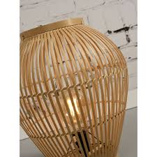 Including the shade, this lamp is 19 in diameter and 29 tall. Table Lamp Bamboo Floor Lamp Small H50 Tuvalu Natural