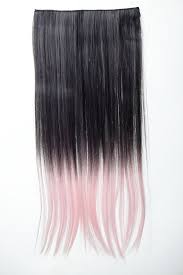 Maybe you would like to learn more about one of these? Wig Me Up Yzf 3179p 1bt2333 Hairpiece Halfwig Half Wig 5 Microclip Clip In Extension Wide Full Back Of Head Long Straight Two Extreme Bright Colours Mix Black Light Pink 23