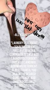 How To Make Slime With Glue And Laundry Detergent Super Easy Slime All You Need Is Glue Laundry Detergent Shaving Cream First Put Glue In A Container Slowly Add Laundry Detergent Not A Slime Slime With Shaving Cream