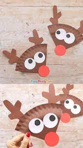 Paper Plate Reindeer Craft Preschool Christmas Crafts Christmas Crafts Christmas Crafts For Kids