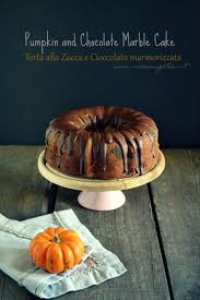 Torta yogurt e cacao marmorizzata. Torta Alla Zucca E Cioccolato Marmorizzata