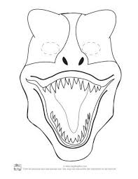 Printable Dinosaur Masks Templates Free Itsybitsyfun Com Dinosaur Mask Dinosaur Art Projects Dinosaur Crafts Kids