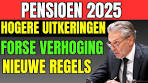 Pensioen 2025: Forse verhoging van de uitkeringen – nieuwe ... - YouTube