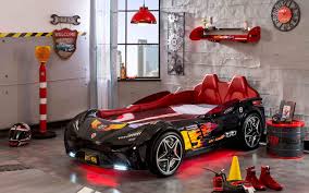Gts Collection With Twin Race Car Bed Gas Pump Dresser And More Cilek Kids Room Boys Boysroom Racecar Racecarbeds Tw Black Bedding Race Car Bed Car Bed