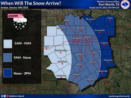 ☼ time of sunrise and sunset. Up To 3 Inches Of Snow Expected In Tarrant County Sunday Fort Worth Star Telegram