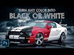 Simple Trick To Change Any Color Into Black Or White In Photoshop Youtube Photoshop Retouching Photoshop Simple Tricks