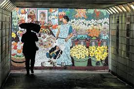 Southwalesargus Pic Of The Day Mosaic At The Old Green Crossing Underpass In Newport Pic Chris Tinsley Street Art Art Old Things