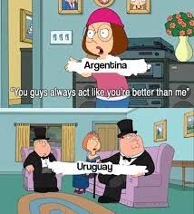 Luego del empate en el debut ante chile, argentina intentará sumar de a tres ante la siempre difícil uruguay, que hará su presentación. Meme Original Expropiado De R Argentina Uruguay