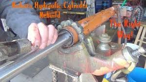 Rachel shows an easy technique for priming the hydraulic pump after it has set for a while. Kubota Hydraulic Cylinder Rebuild Youtube