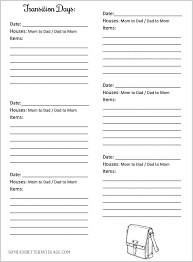 Co Parenting Schedules Free Printables Lists For Two Households To Run Smoothly Parenting Plan Co Parenting Parenting Plan Worksheet