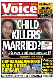 Be the first to know what's new with our newsletter Daily Voice On Twitter Capetown Today On Our Frontpage In Capetown Child Killers Married Crimewatch202 Crimewatchdog Cicarsa Abramjee Sharecapetown Makesasafe Blacktwitterati Sapoliceservice Karabo Mokgoko Countrydutyza