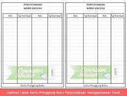 Posted in tutorial by admin on march 22, 2017. Aplikasi Cetak Kartu Punggung Buku Perpustakaan Menggunakaan Excel Microsoft Excel Education Excel