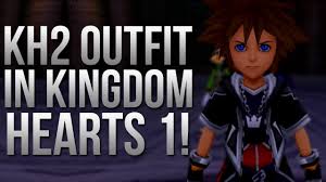Kingdom hearts birth by sleep, kingdom hearts, kingdom hearts 2, kingdom heart 3. Modder Puts Soras Kh2 Outfit Into Kingdom Hearts 1 Youtube