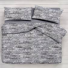 Dimensioni del lenzuolo con angoli jinties: Completo Lenzuola 100 Cotone Safari Bianco Nero Italy Sweet Home
