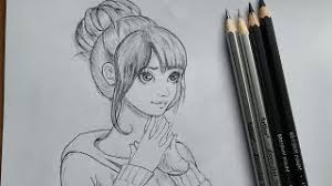Explore a wide range of the best anime pencil drawing on aliexpress to find one that suits you! Cartoon Girl Pencil Sketch How To Draw Anime Girl Drawing Hair Drawing Ll Step By Step Youtube