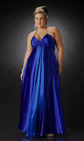 Floor Length Satin Spaghetti Halter Designer Royal Blue Slits Plus Size Dresses For Prom Plus Size Prom Dresses Bridesmaid Dresses Plus Size Plus Size Dresses