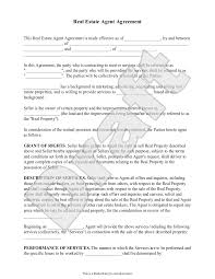 A real estate employment agreement under a.r.s. Free Real Estate Agent Agreement Free To Print Save Download