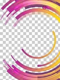 Circle Abstraction Abstract Differential Geometry Colorful Abstract Geometric Circle Round Blue Pink And Yellow Png Geometric Circle Clip Art Free Clip Art